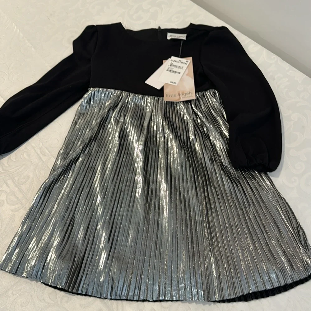 Little Angels Metallic Dress. Size 5.